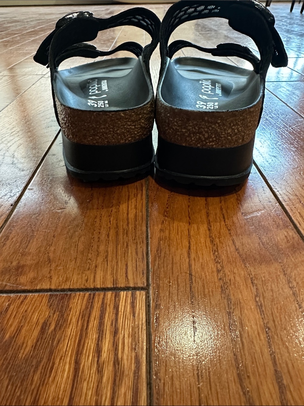 Papillio by Birkenstock Black Double Strap Platform size 39 - Picture 5 of 6
